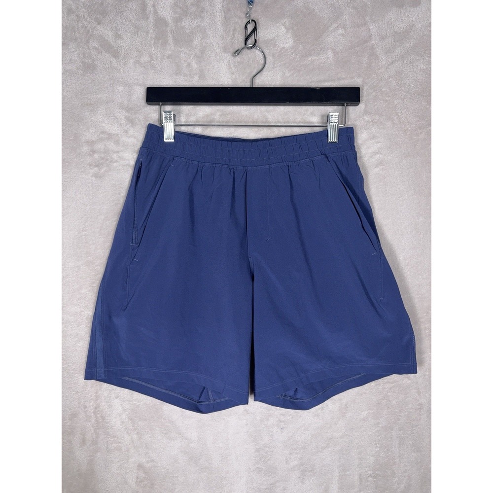 Lululemon Pace Breaker Linerless Shorts Mens Small Blue Running Training